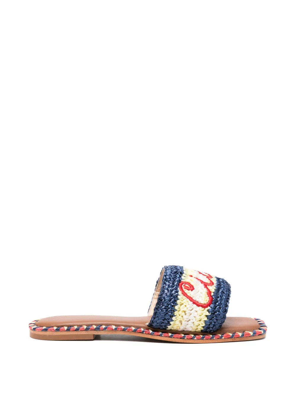 DE SIENA SHOES x Giada Benincasa Sandali con ricamo - Blu