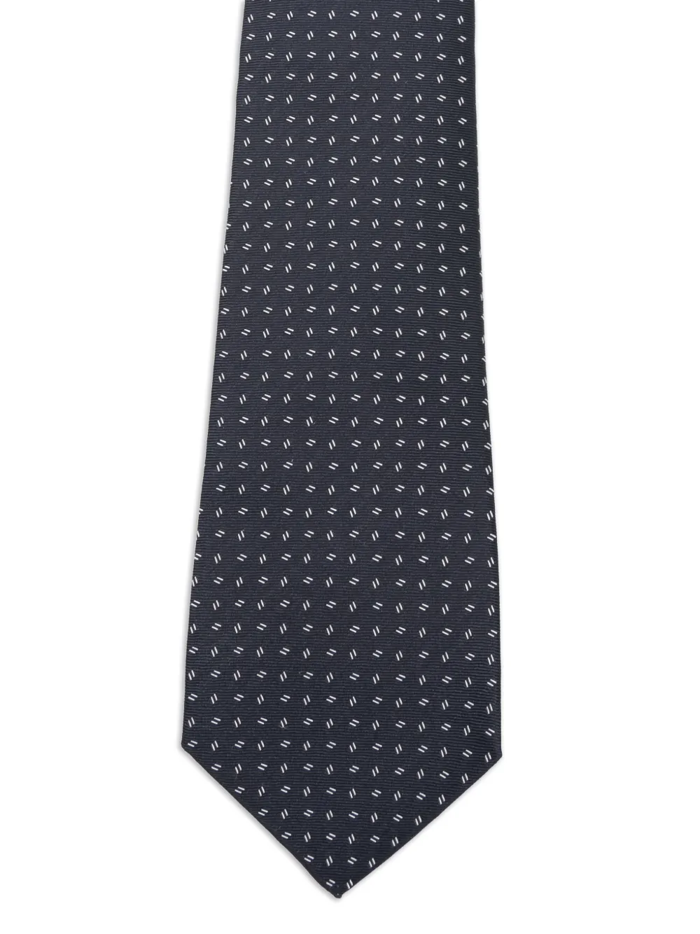 Kiton Stropdas met micro-patroon Blauw