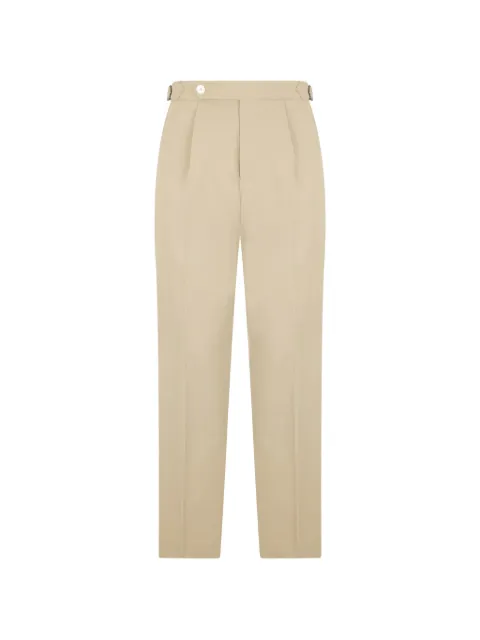 BOSS pleated straight-leg trousers