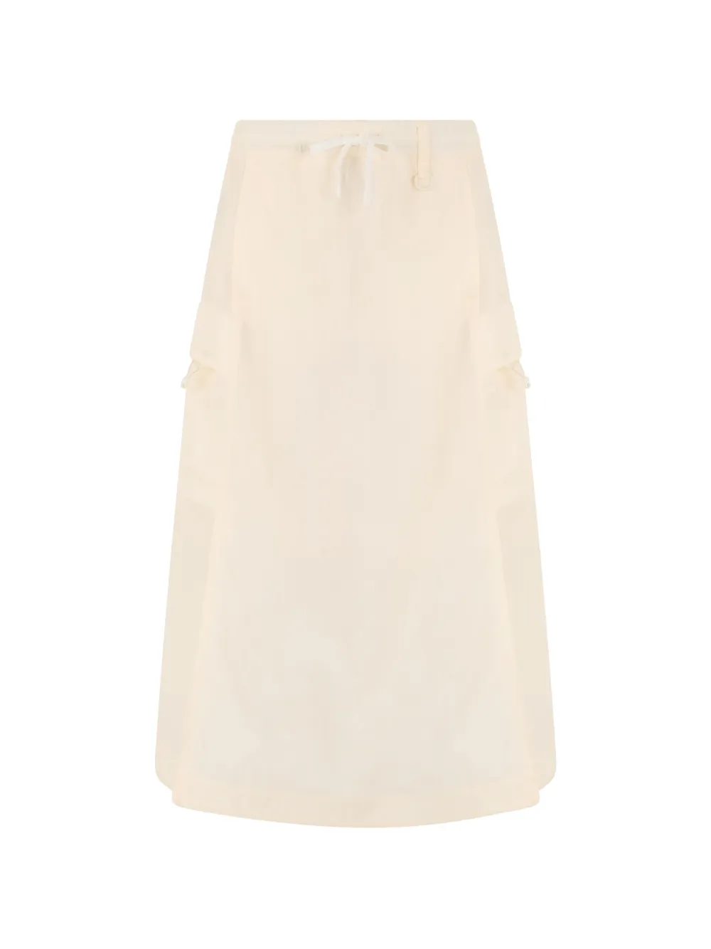 Laminar drawstring cargo skirt - Toni neutri