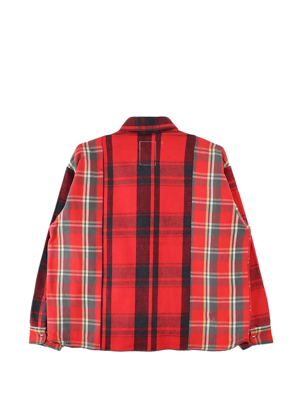 Readymade patch-work checked shirt | Image 2