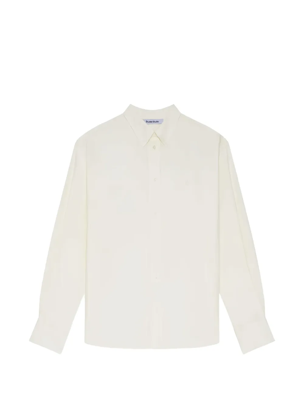 Études Studio Relax logo-embroidered button-down shirt - Nude