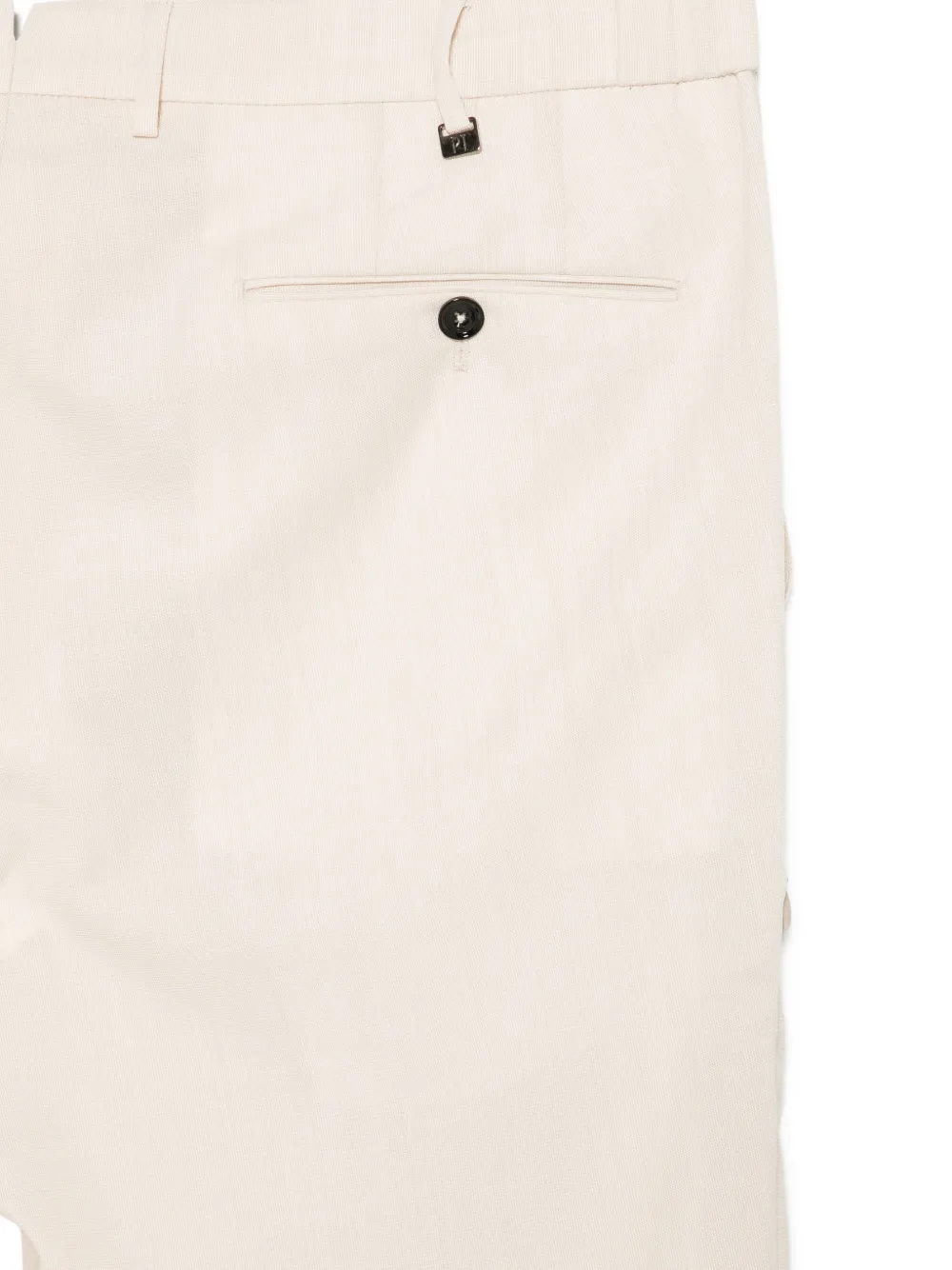 PT Torino Broek met riemlussen Beige