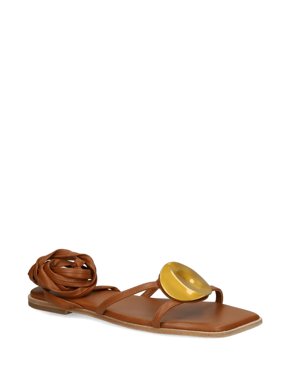 Vic Matie embellished tie-fastening sandals Bruin