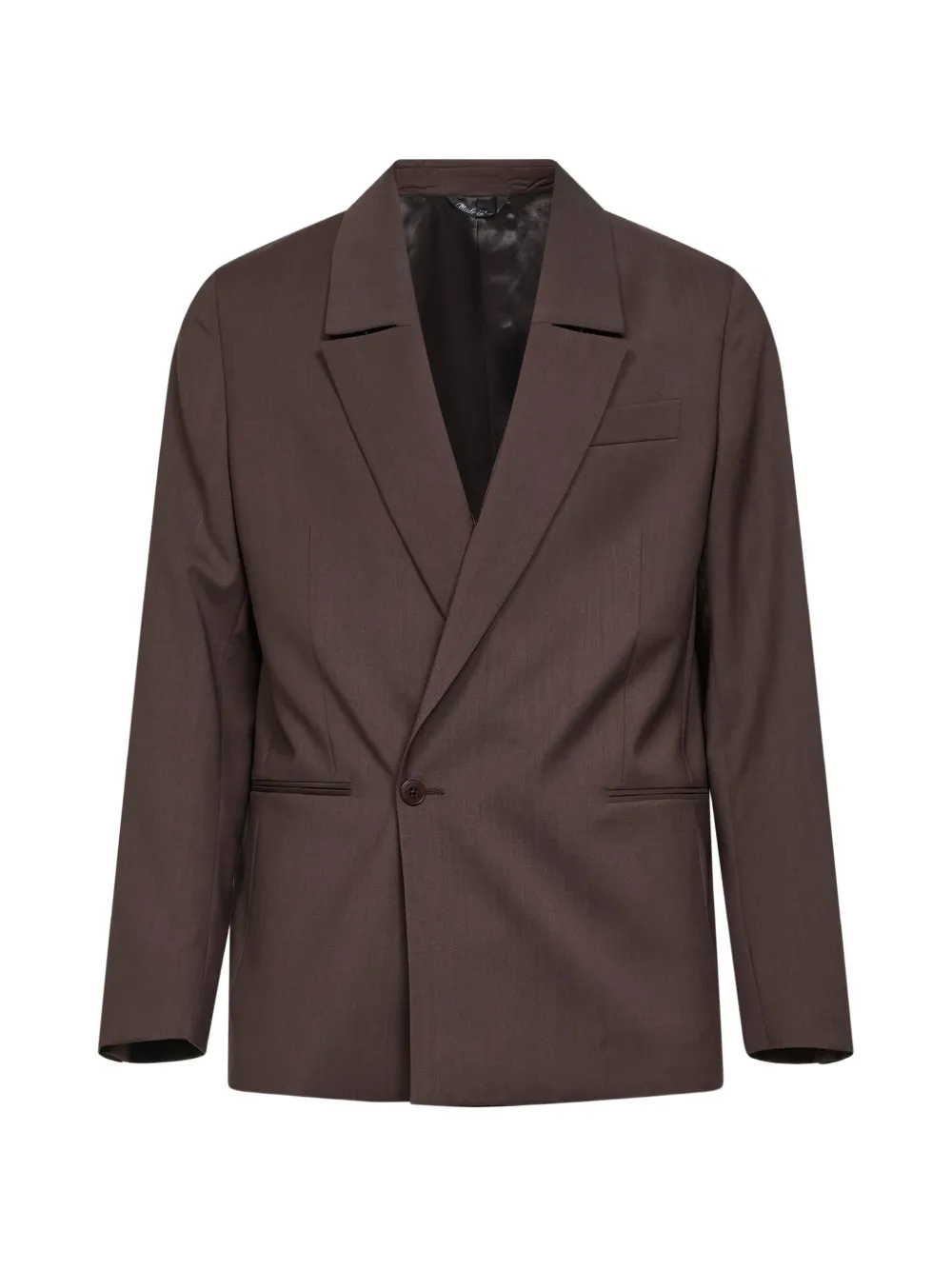 Costumein Donatien virgin wool blazer - Marrone