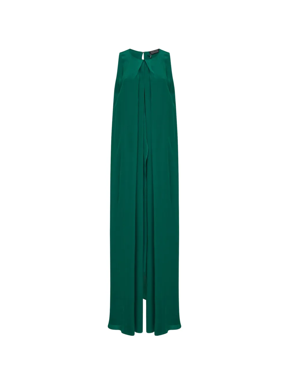 Gianluca Capannolo pleated sleeveless maxi dress - Verde