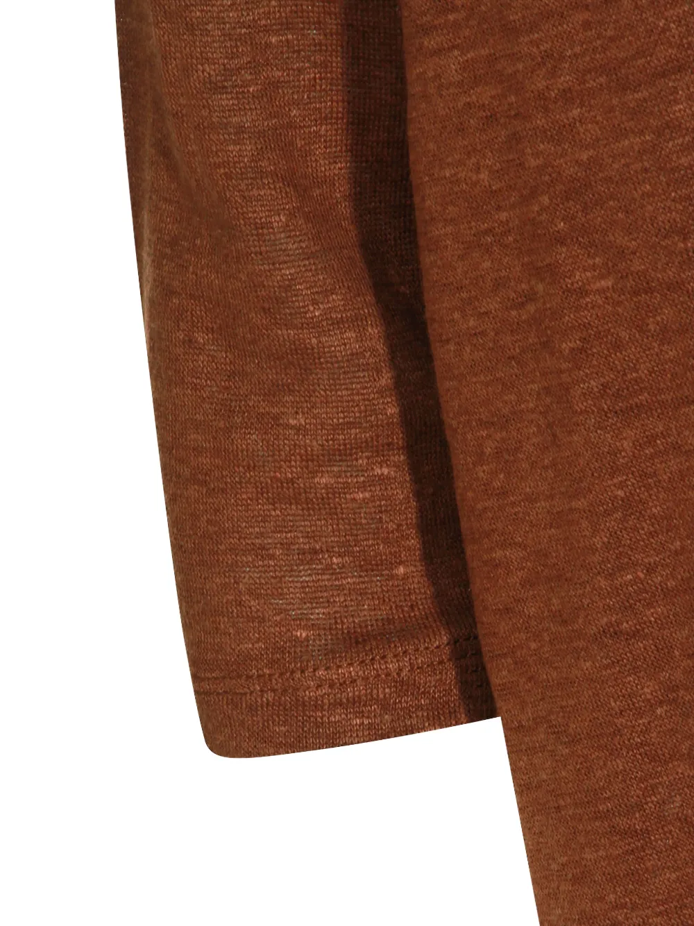 Not Shy Emilie T-shirt met V-hals Bruin