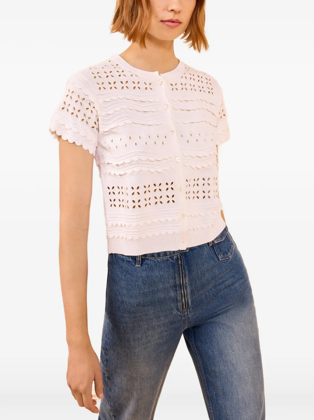 Ulla Johnson Abriana knitted cardigan - Bianco