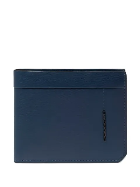 PIQUADRO removable document-holder leather wallet