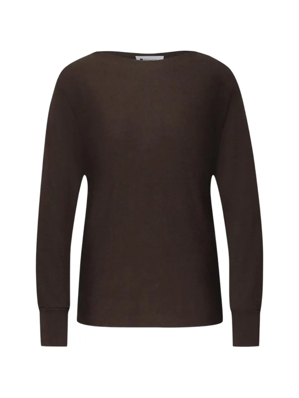Street One Dolman fine-knit sweater - Marrone