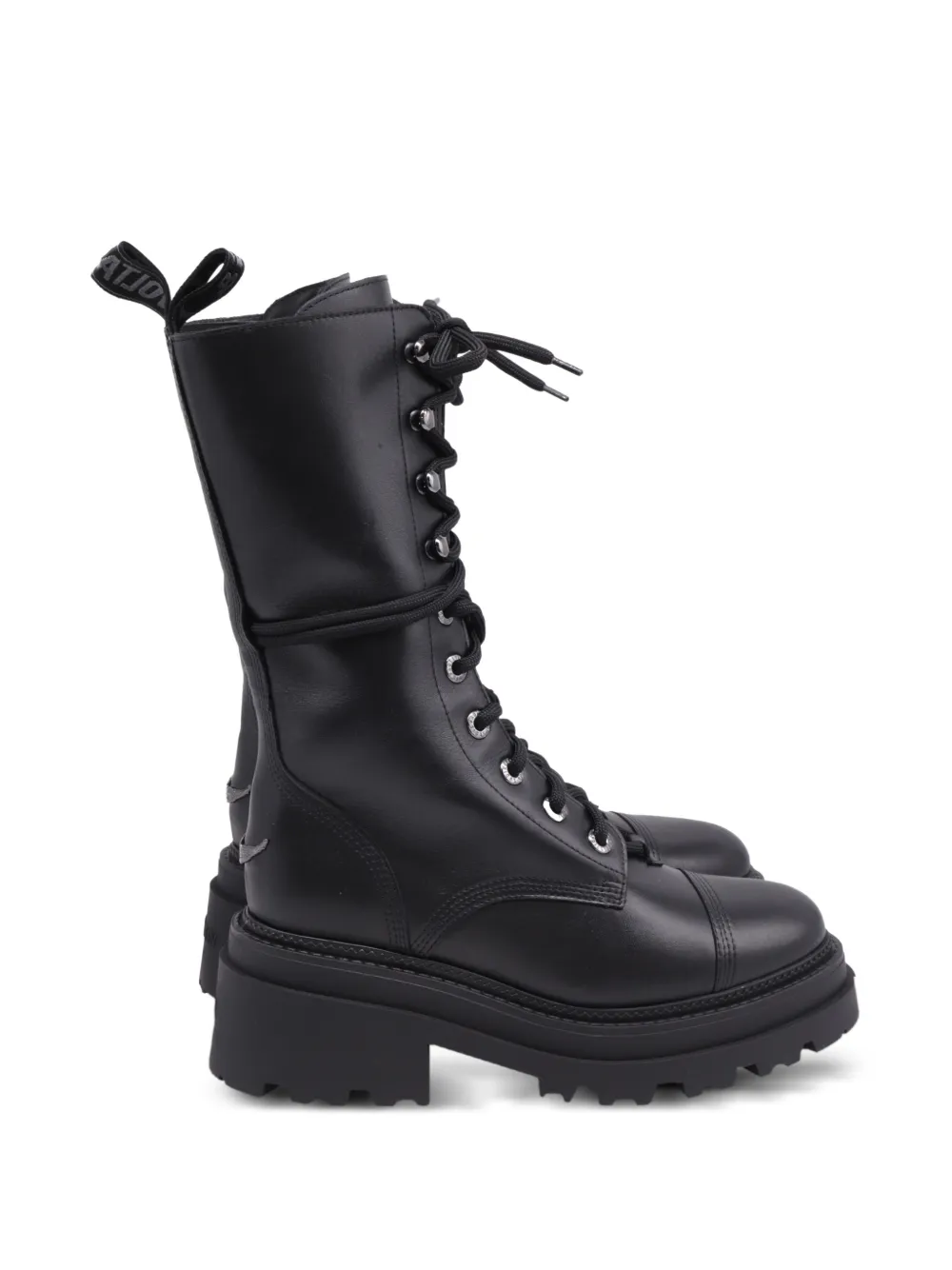 Zadig&Voltaire Ride high-top leather boots - Nero