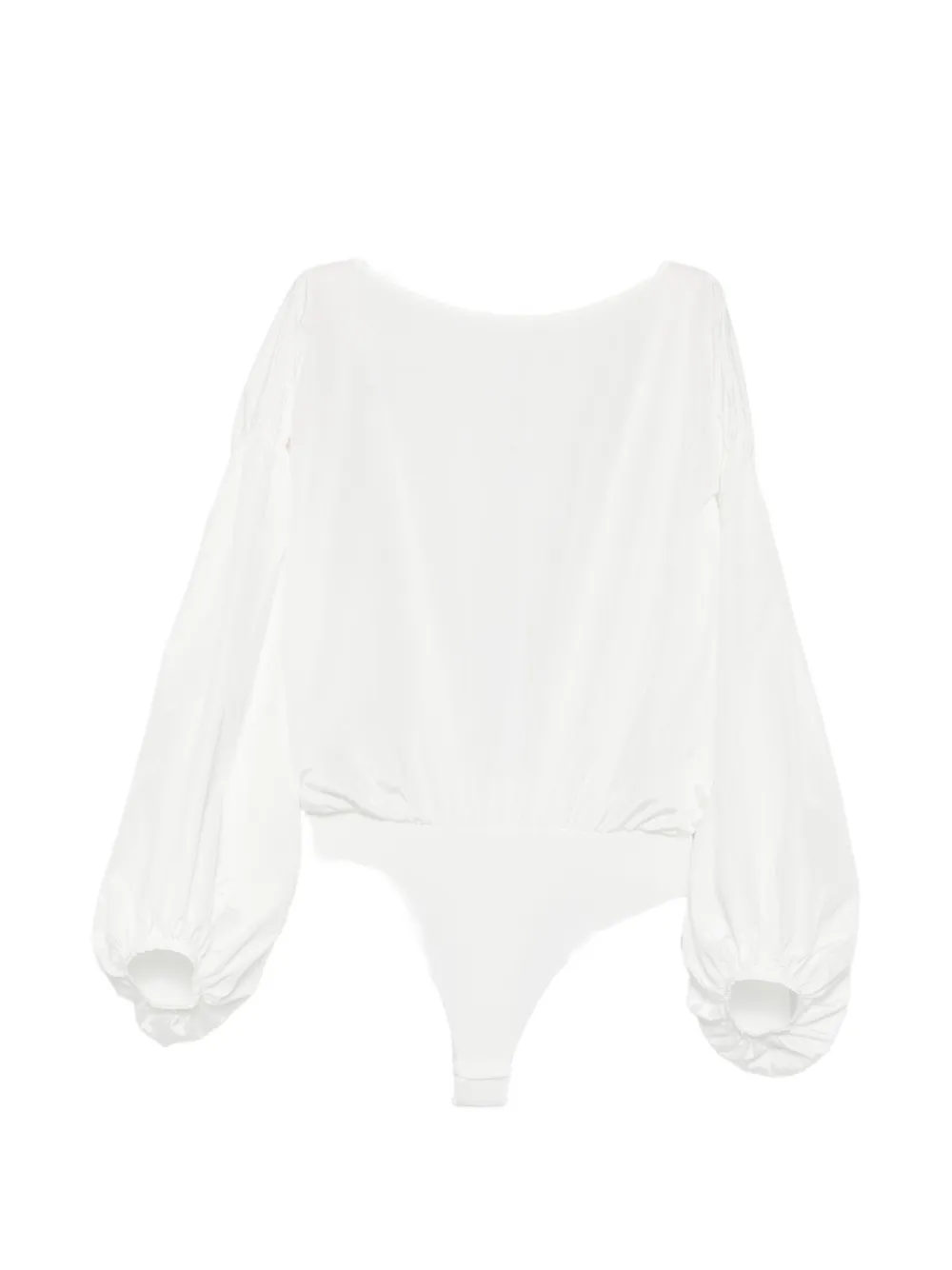 THE ANDAMANE Clara open-back bodysuit - Bianco