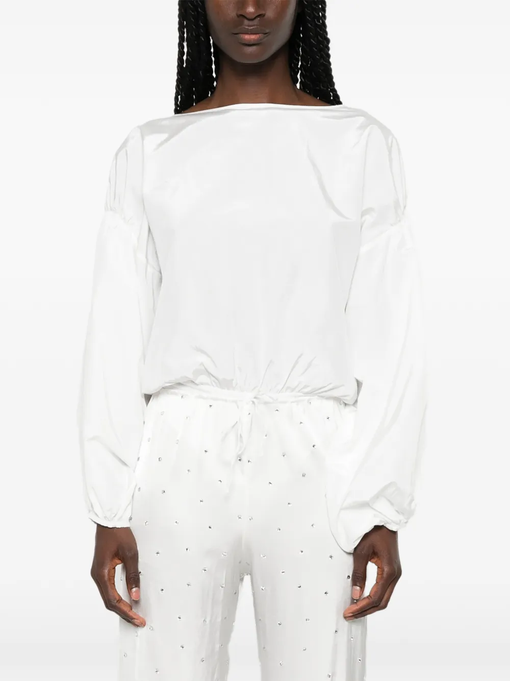 THE ANDAMANE Clara open-back bodysuit from THE ANDAMANE