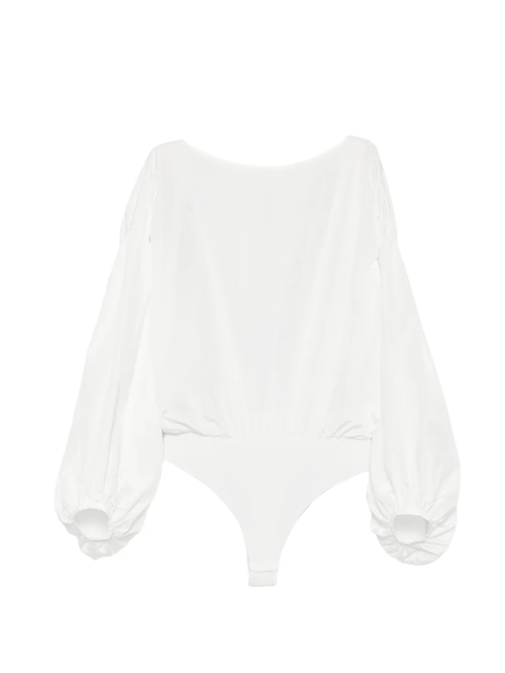 THE ANDAMANE Clara open-back bodysuit - Weiß