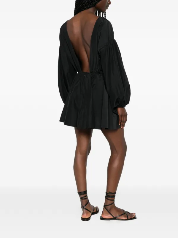 balloon sleeve party dress Cocktail dress with balloon sleeves and off the shoulder neckline