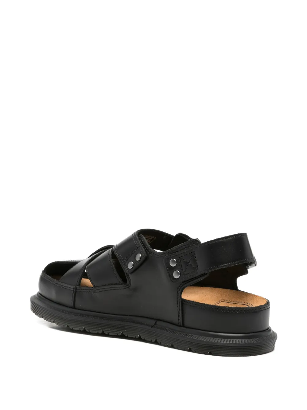 Dr. Martens Gekooide sandalen met gesp Zwart