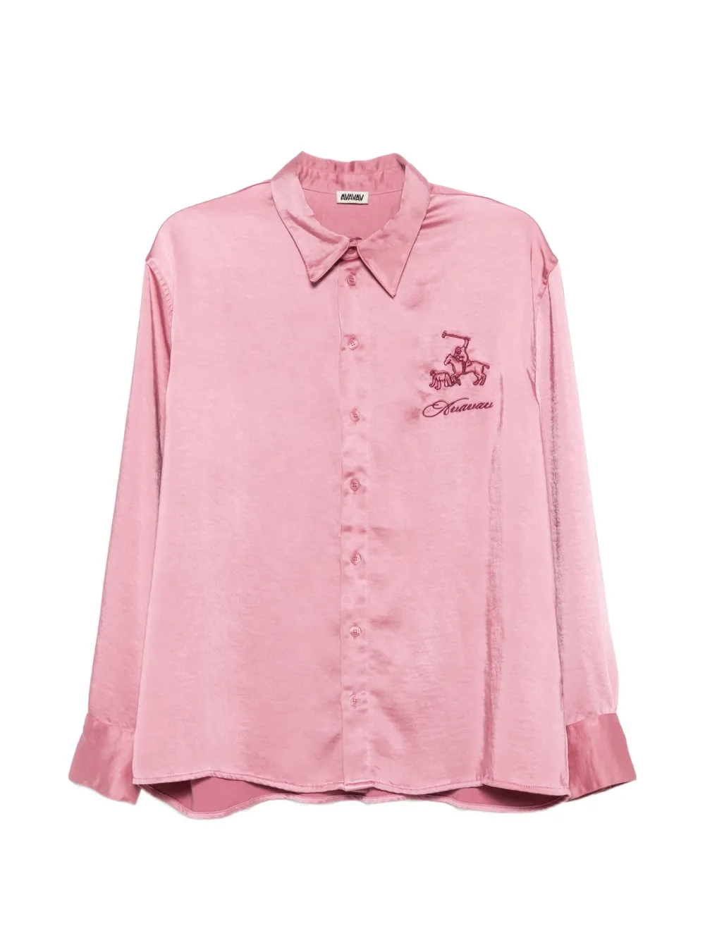 AVAVAV embroidered-detail shirt - Pink