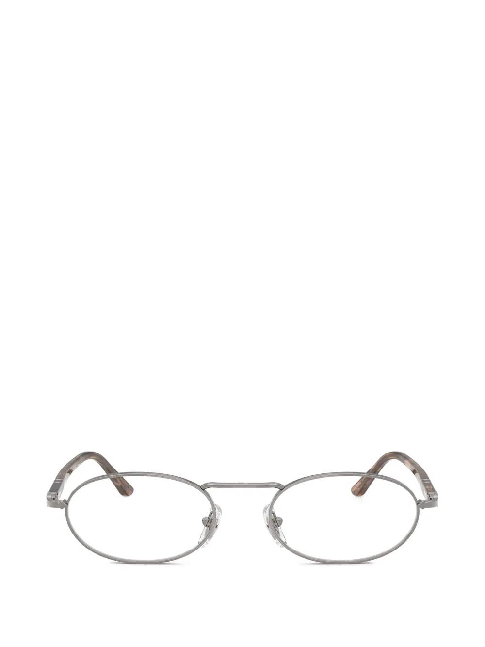 Persol Oval-frame Glasses In Grey