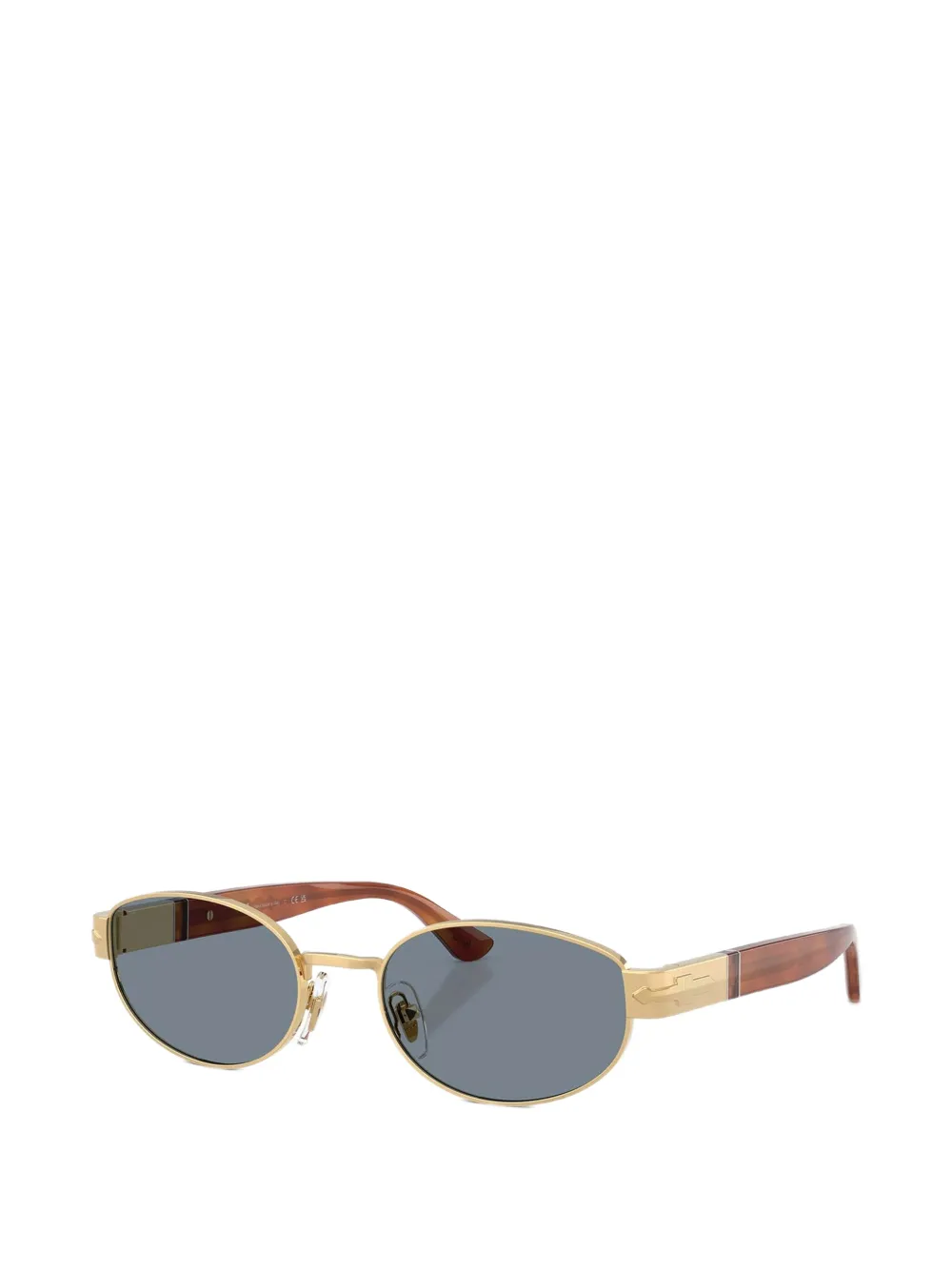 Persol Zonnebril met ovalen montuur Goud