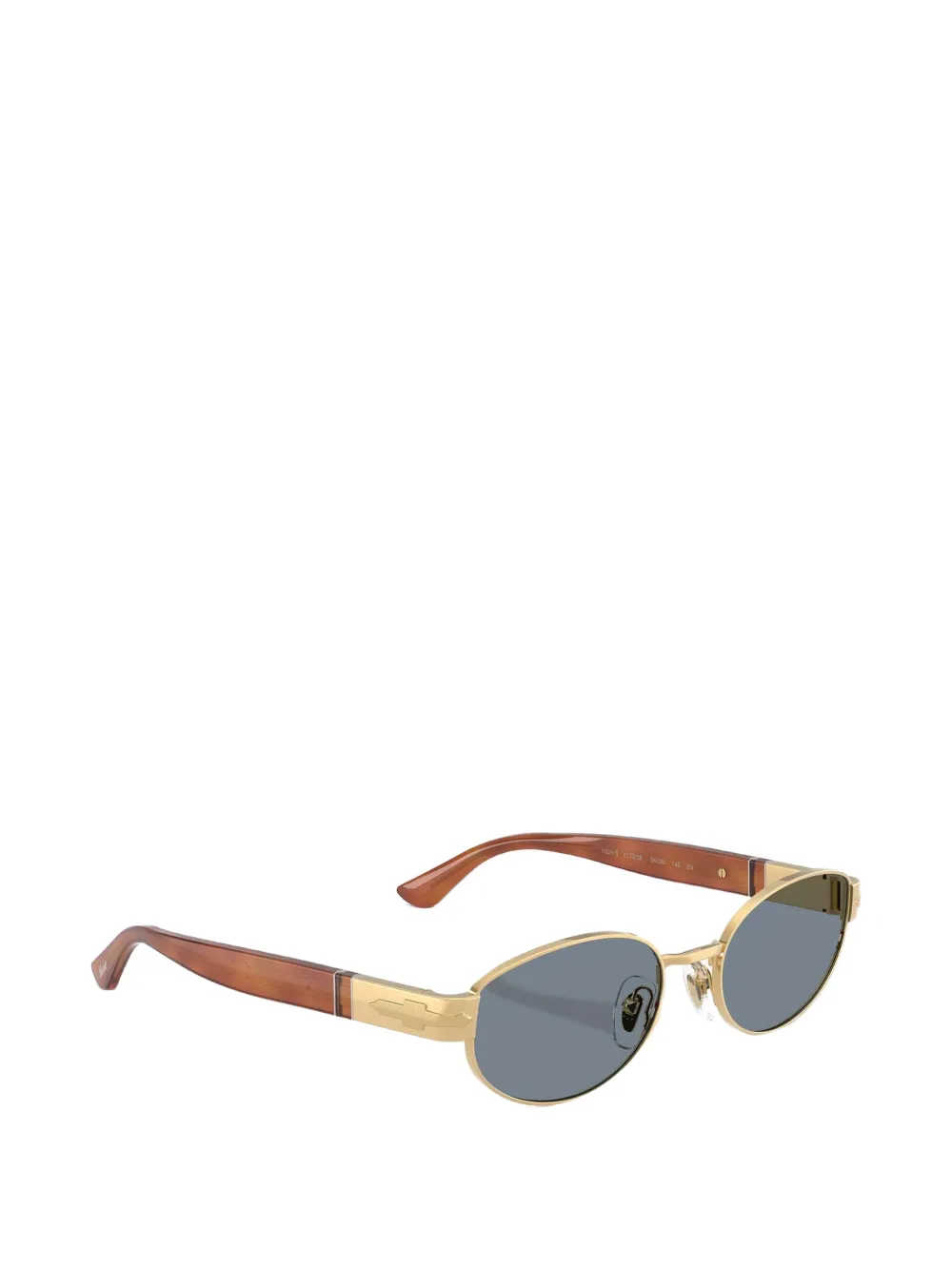Persol Zonnebril met ovalen montuur Goud