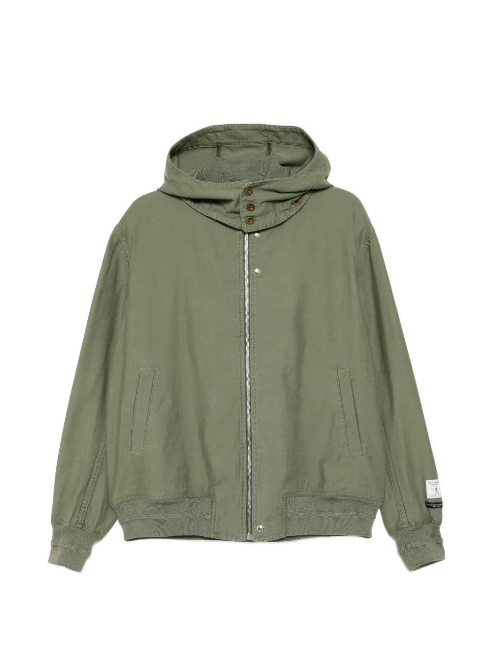 Engineered Garments Roy Roger's Hooded Jacket In Green