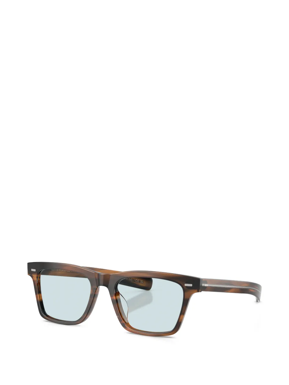 Oliver Peoples Maestro zonnebril met schildpadschild-design Bruin