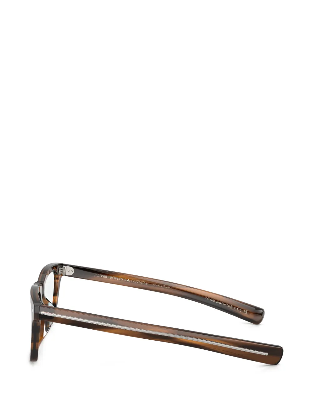 Oliver Peoples Maestro zonnebril met schildpadschild-design Bruin