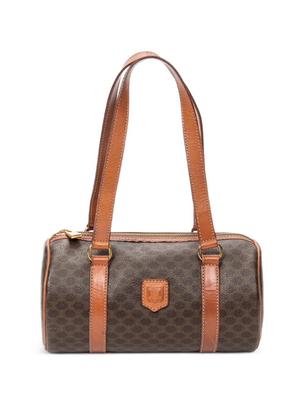 Celine Pre-Owned Macadam shoulder bag - Brown