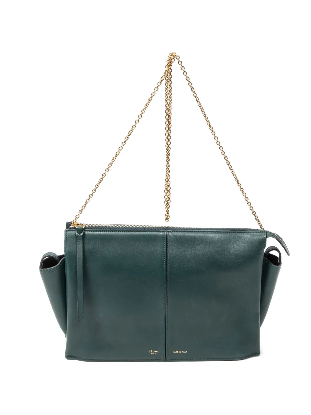 Celine Pre-Owned Trifold Chain shoulder bag - Green