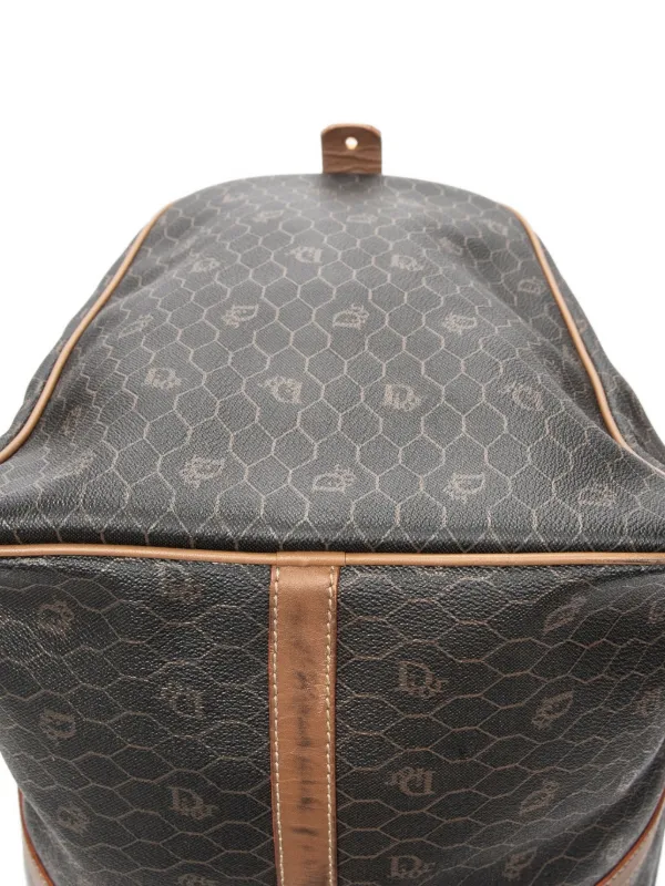 Christian Dior ボストンバッグ ブラウン ハニカム Christian Dior Pre-Owned Honeycomb ボストンバッグ | ブラウン