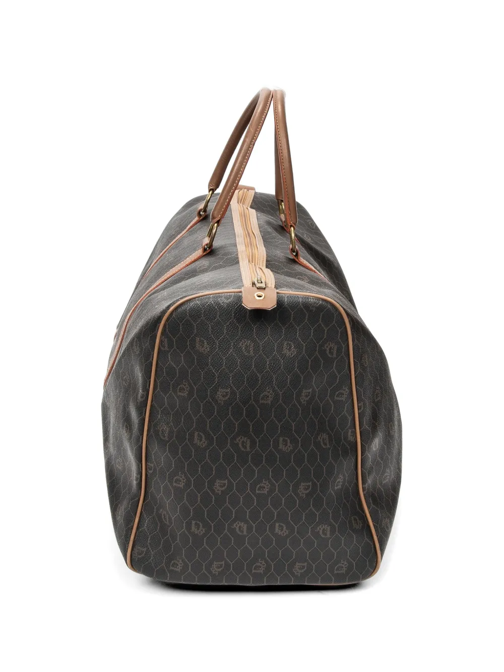 Christian Dior Pre-Owned Honeycomb ボストンバッグ | ブラウン
