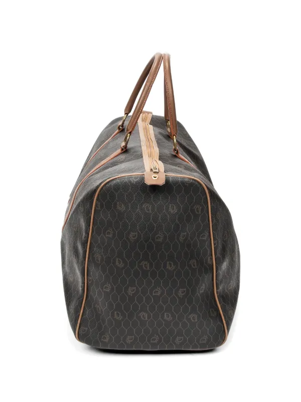 Christian Dior Pre-Owned Honeycomb ボストンバッグ | ブラウン