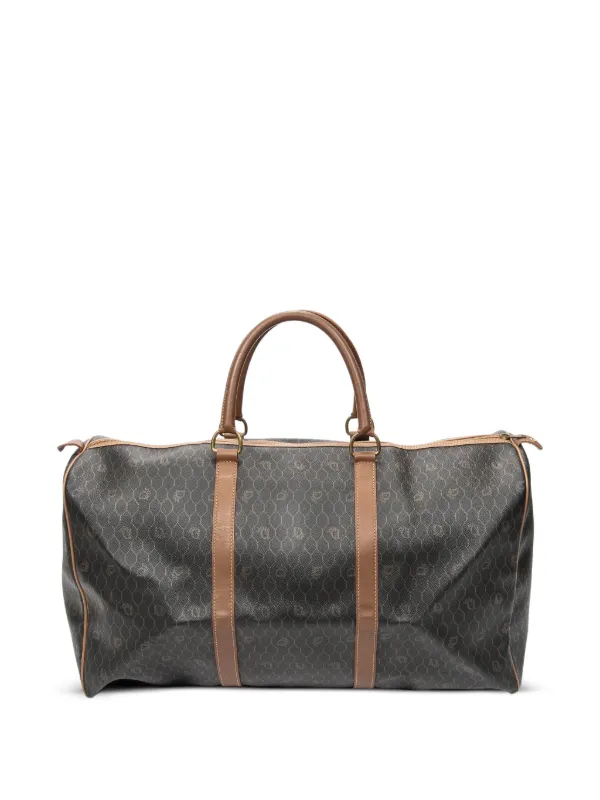 Christian Dior Pre-Owned Honeycomb ボストンバッグ | ブラウン