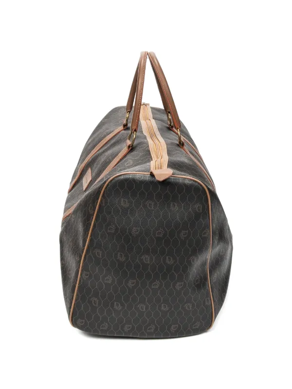 Christian Dior Pre-Owned Honeycomb ボストンバッグ | ブラウン