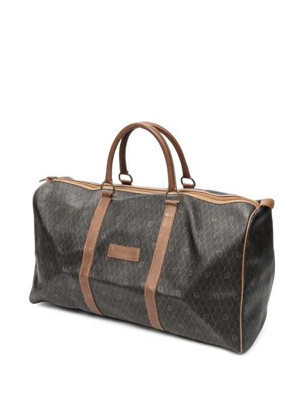 Christian Dior Pre-Owned Honeycomb ボストンバッグ | ブラウン