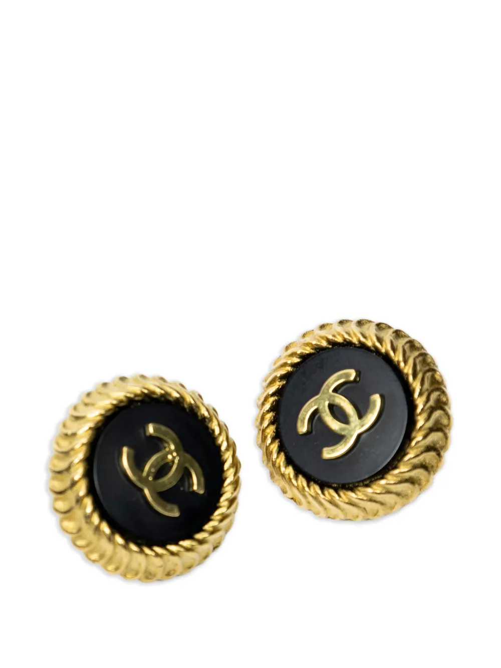 CHANEL Pre-Owned CC-logo earrings - Gold