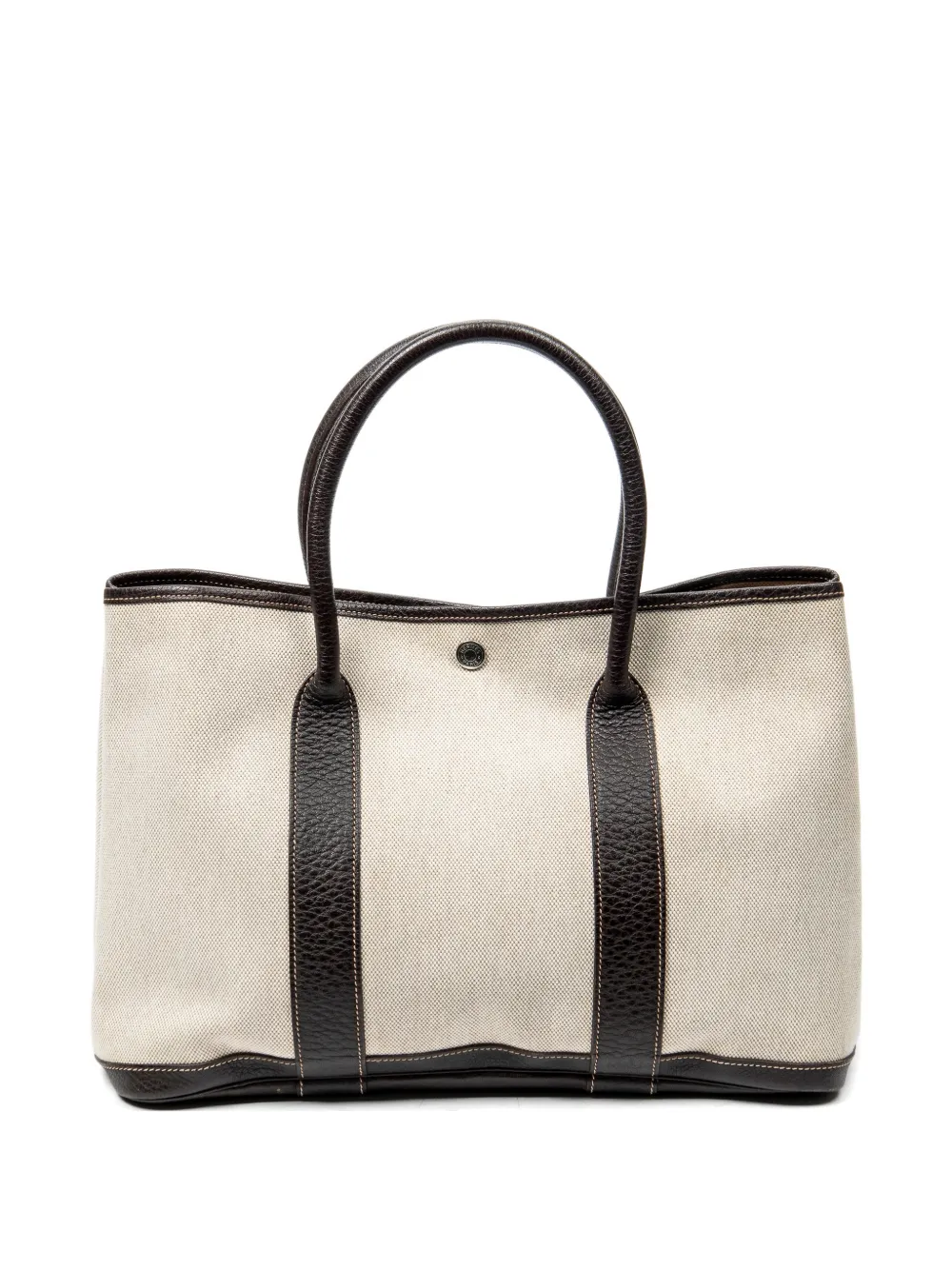 Hermès Pre-Owned 2004 Toile and Negonda Garden Party 36 tote bag - Nude