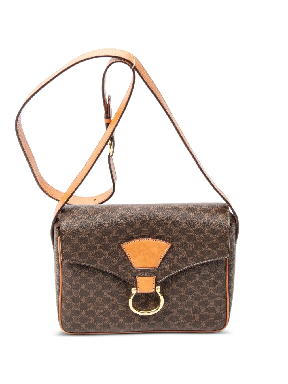 Celine Pre-Owned patterned crossbody bag - Marrone