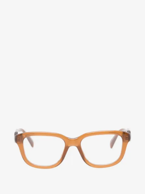 Miu Miu Eyewear lentes con armazón cuadrada y detalle del logo