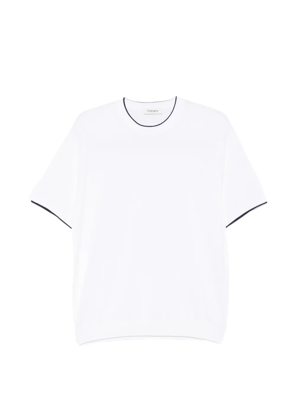 Kangra contrast-trim T-shirt - Bianco