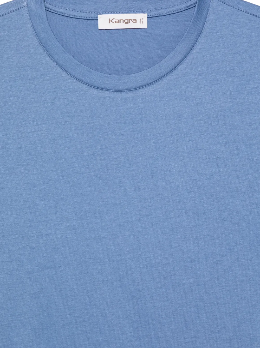 Kangra T-shirt met ronde hals Blauw