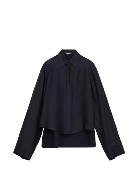 LOEWE cape long-sleeve shirt