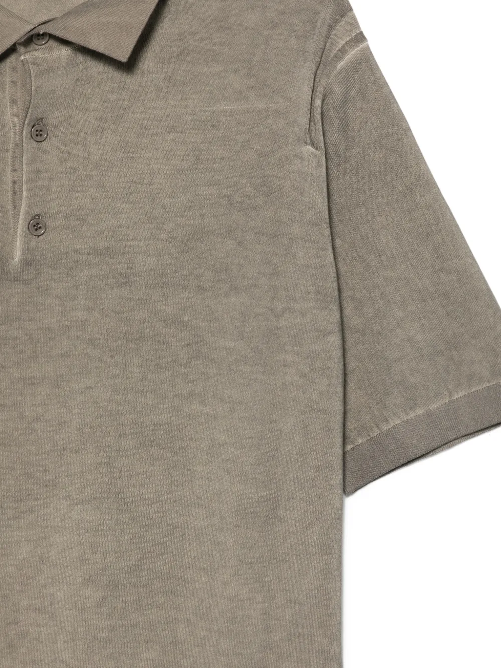Kangra Poloshirt met vervaagd effect Bruin