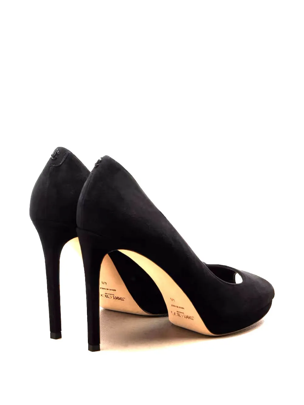 Jimmy Choo Riya pumps met open neus Zwart