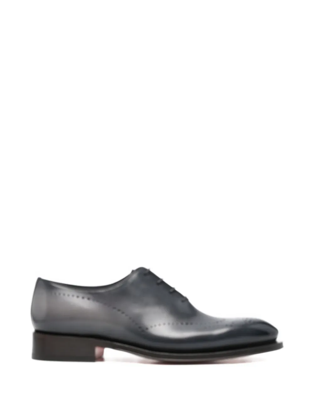 Santoni leather oxford shoes - Blau