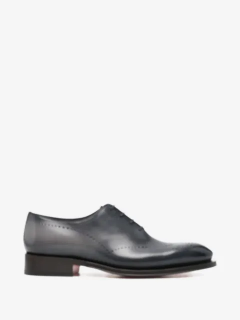 Santoni leather oxford shoes