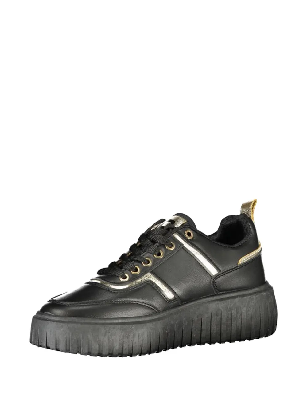 Laura Biagiotti logo-embellished platform sneakers Zwart