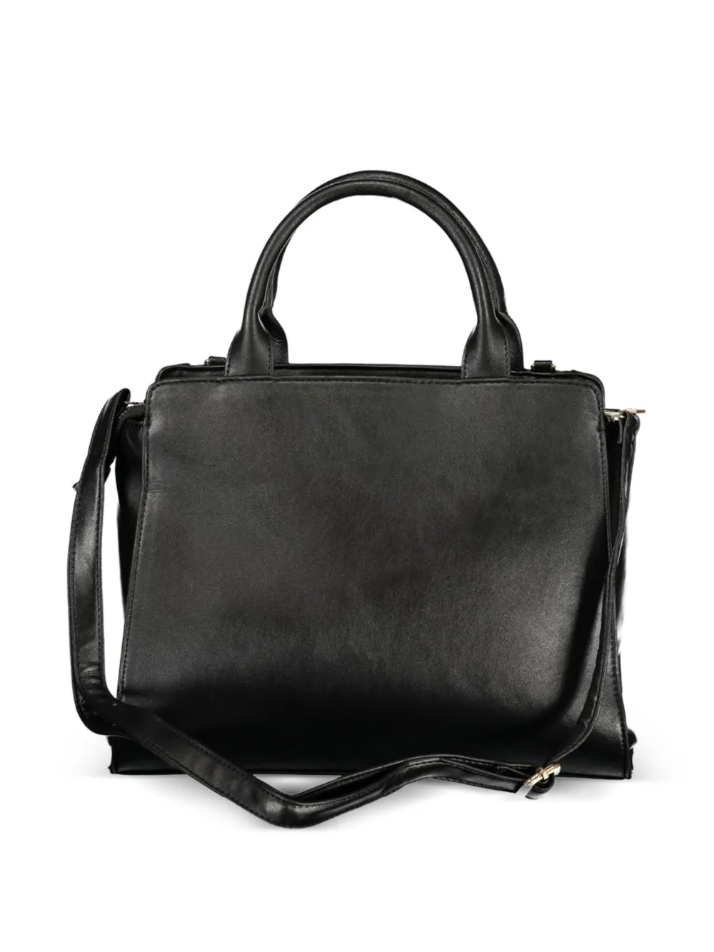 Laura Biagiotti Shopper met monogram-patroon en kettingdetail Zwart