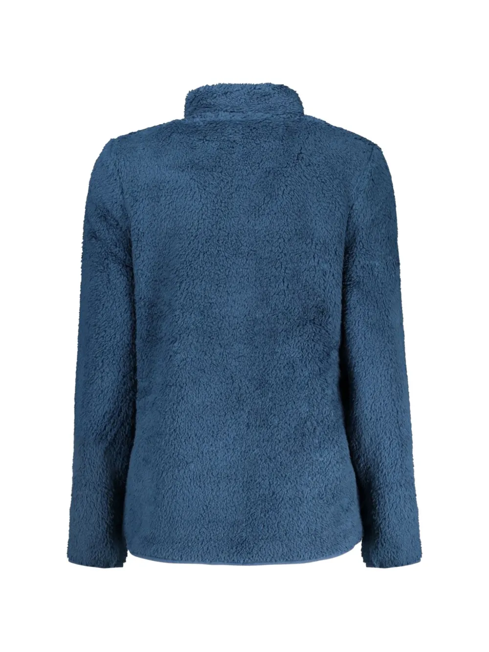 Laura Biagiotti Vest met rits en fleece textuur Blauw