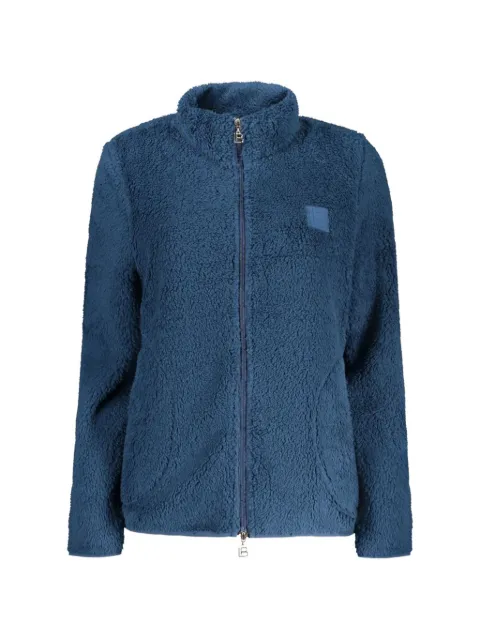 Laura Biagiotti  zip-up fleece-texture cardigan